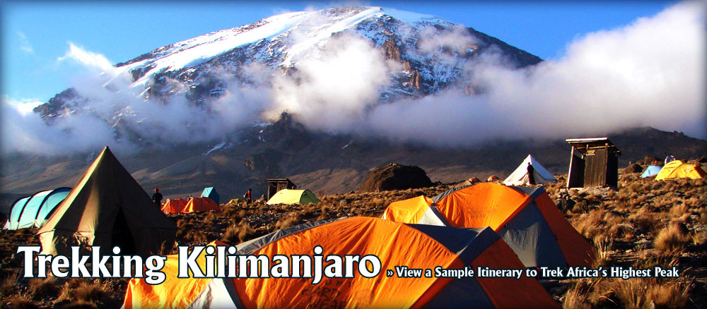 Sample Itinerary of trekking Mount Kilimanjaro